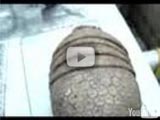 Southern three-banded armadillo eating (YouTube)